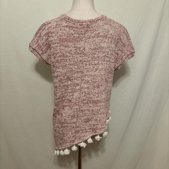 asymmetrical short sleeve top - Picture 2 of 3